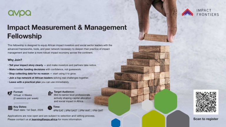 Impact Measurement and Management (IMM) Fellowship Information Session